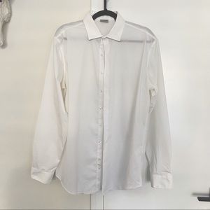 Kenneth Cole slim fit white dress shirt 16.5